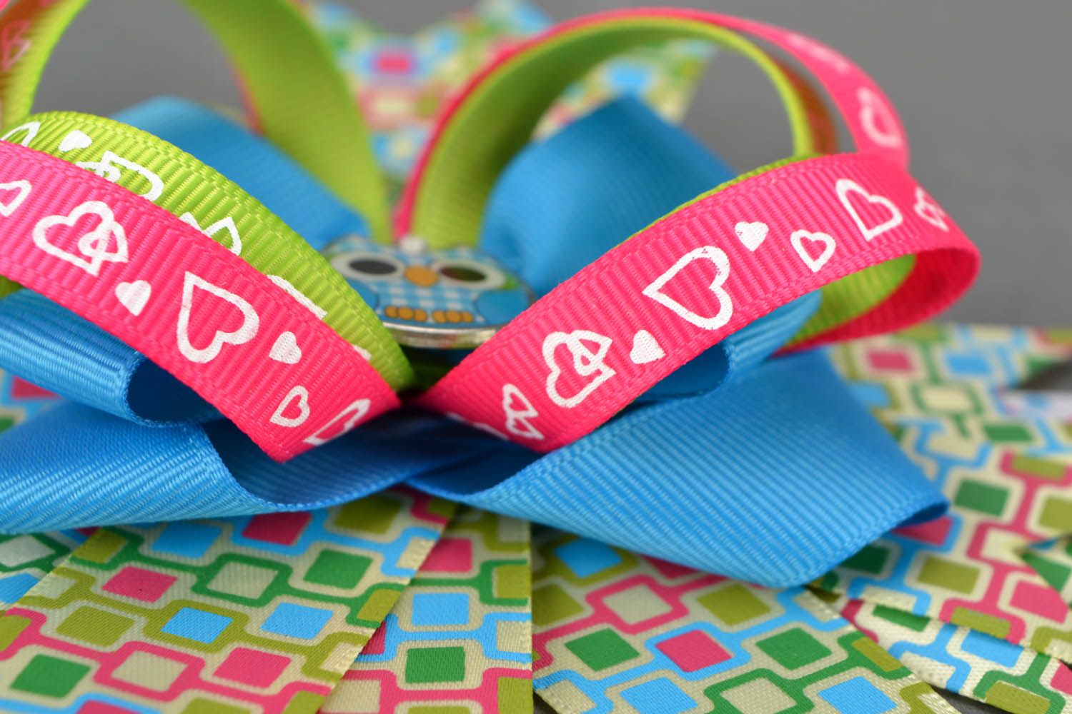 Headband made of ribbons photo 4