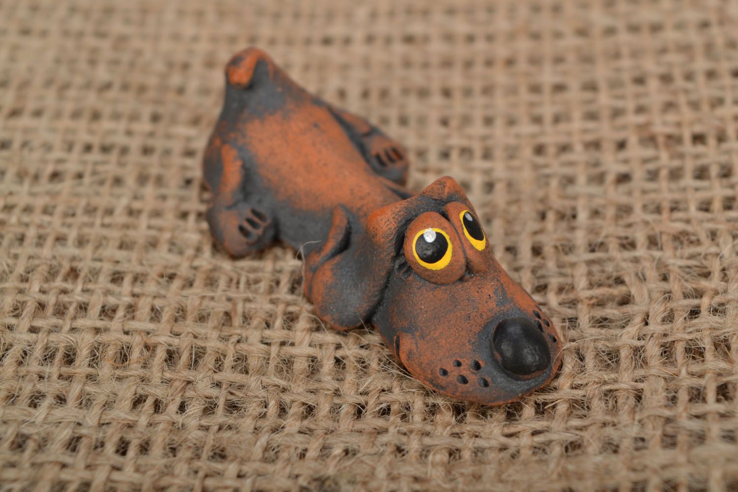 Künstlerische Figurine Hund foto 1