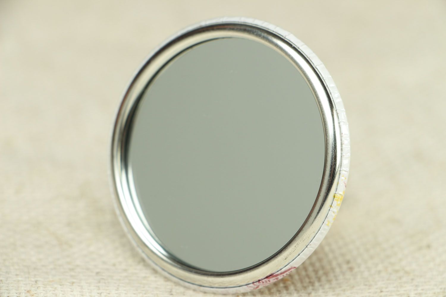 Miroir de poche fait main accessoire original pour fille avec image Paris photo 3
