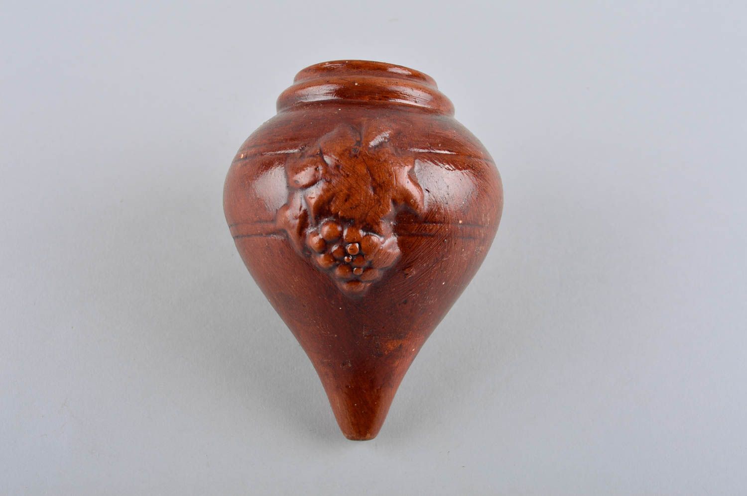 Copa para vino hecha a mano de arcilla vajilla de cerámica regalo original  foto 4