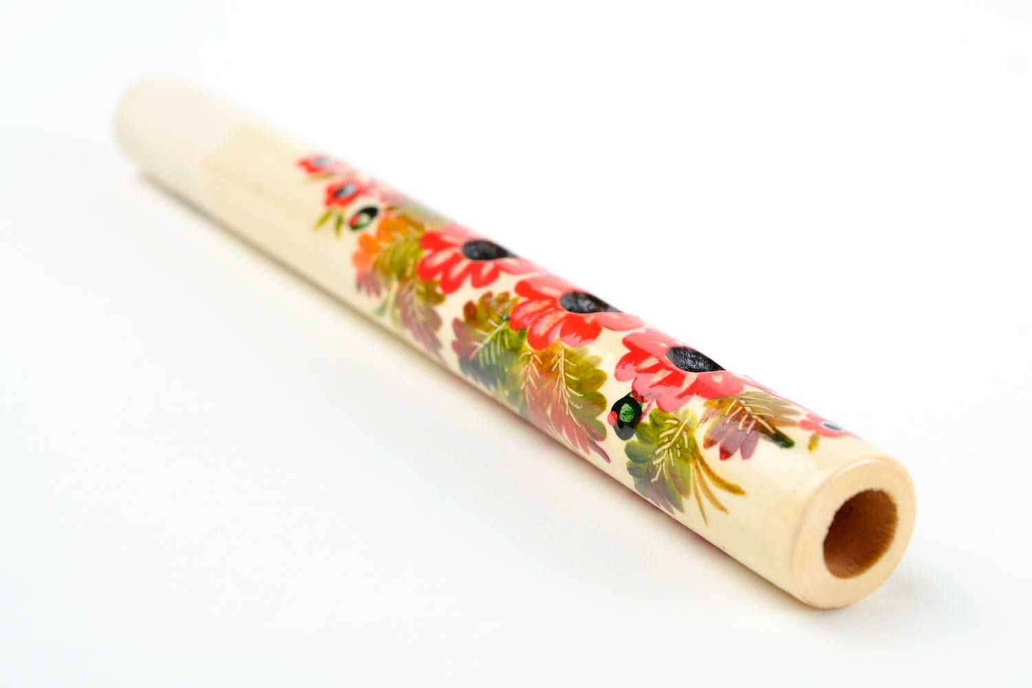Handmade penny whistle wooden flute decorative use only unusual souvenir photo 4