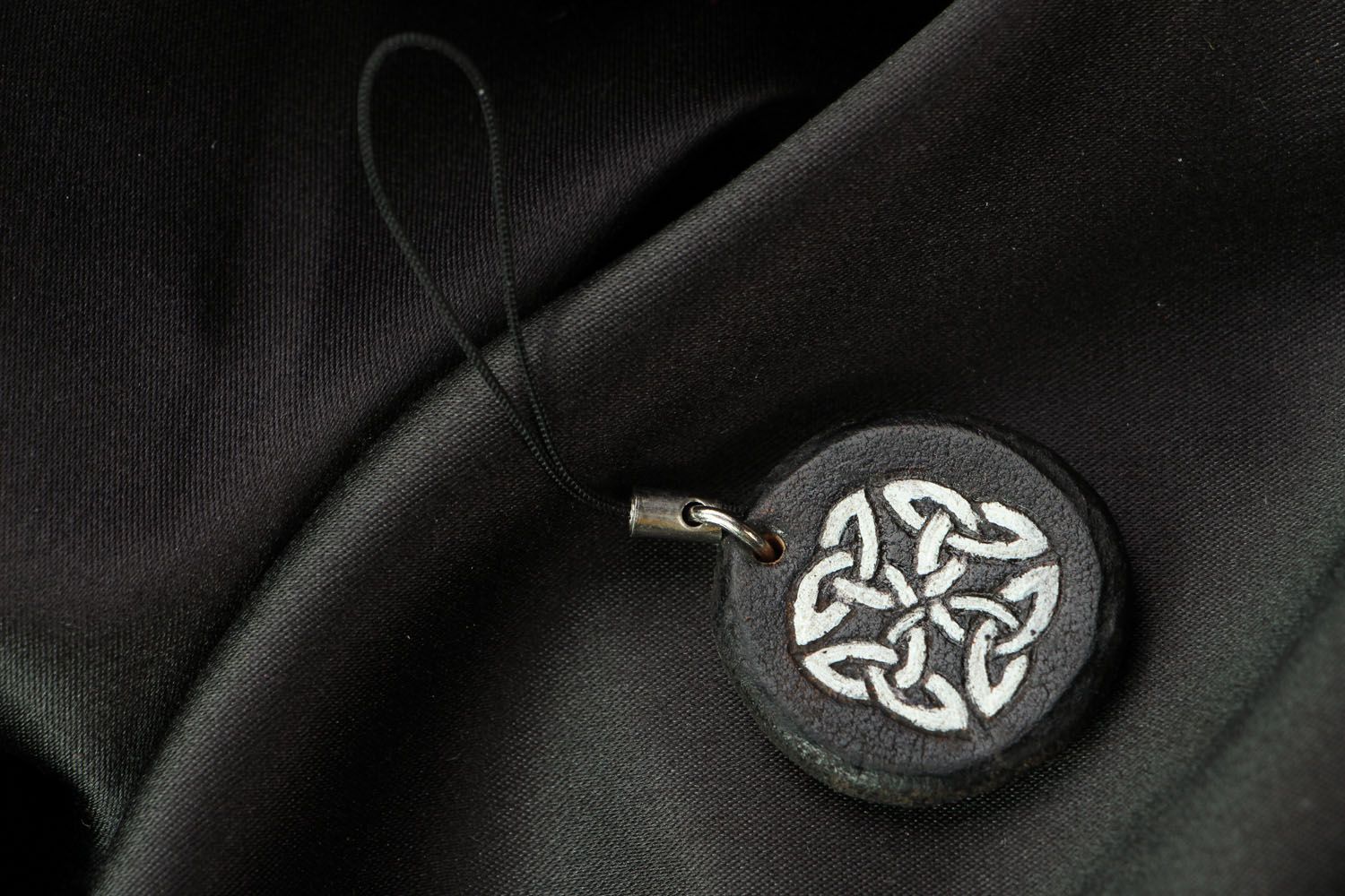 Leather keychain photo 1