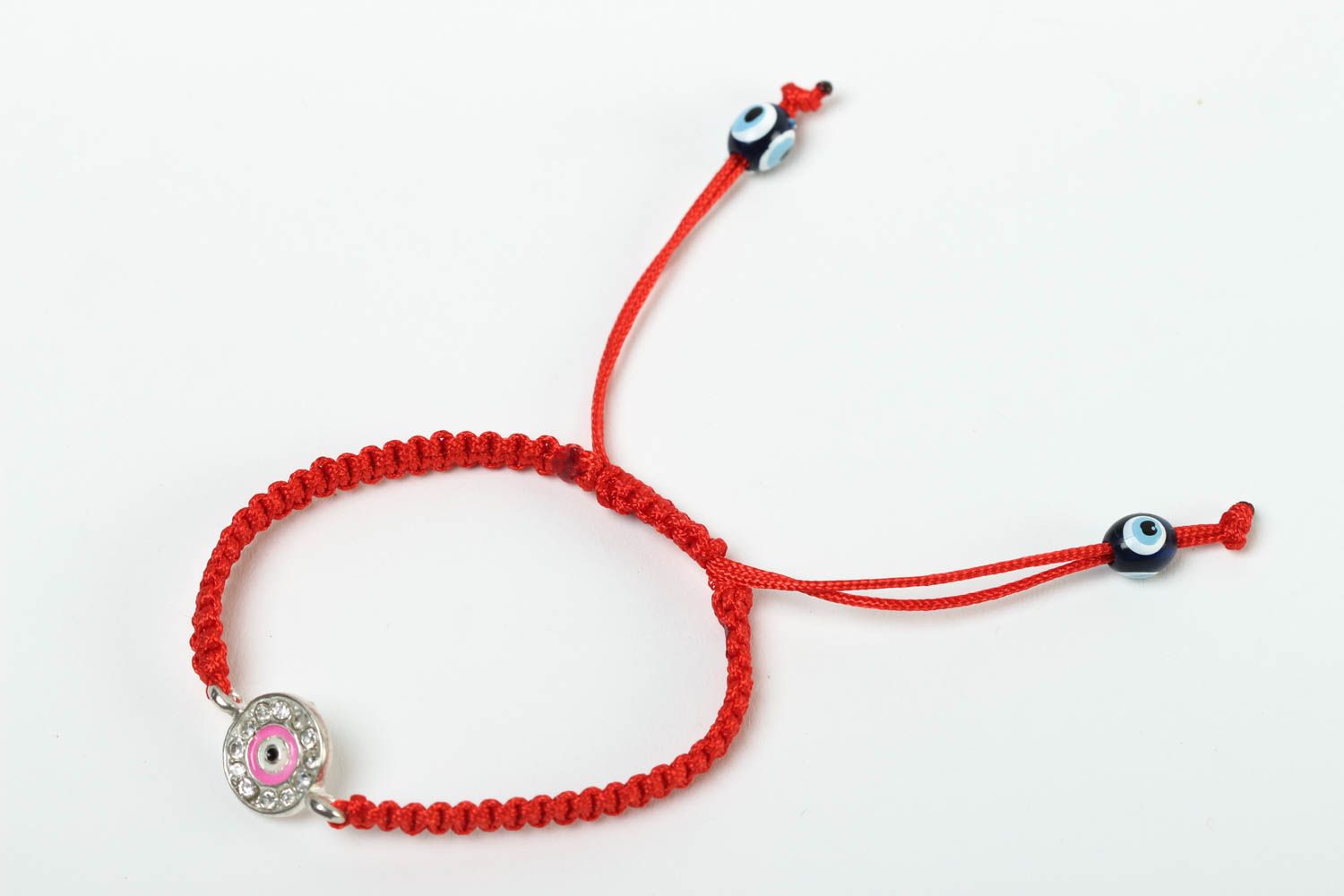 Handmade woven thread bracelet textile friendship bracelet cool jewelry designs photo 2