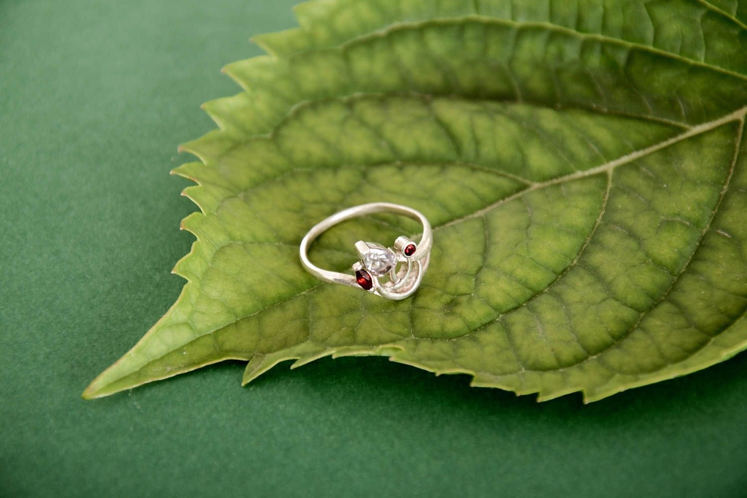 Серебряное кольцо ручной работы женское кольцо серебряное украшение с аметистом фото 2