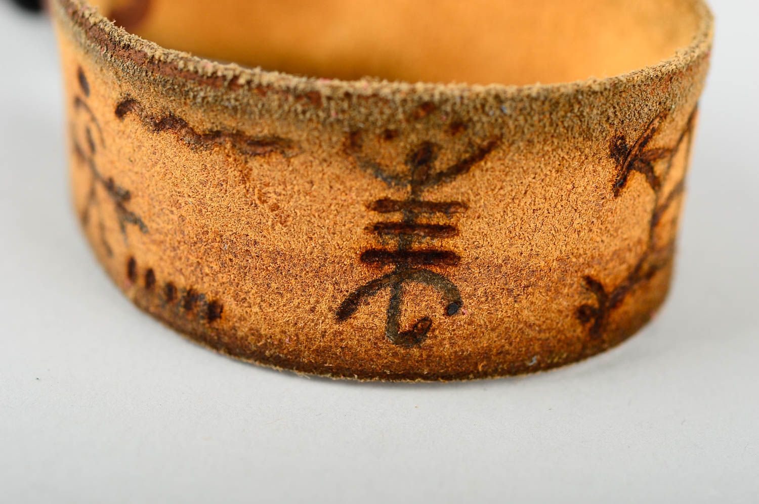 Unusual handmade wrist bracelet leather bracelet designs beautiful jewellery photo 3