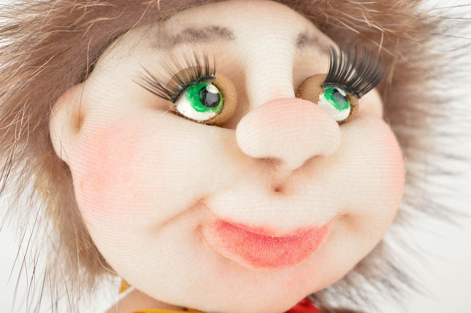 Авторская кукла игрушка ручной работы дизайнерская кукла с долларами на удачу фото 2