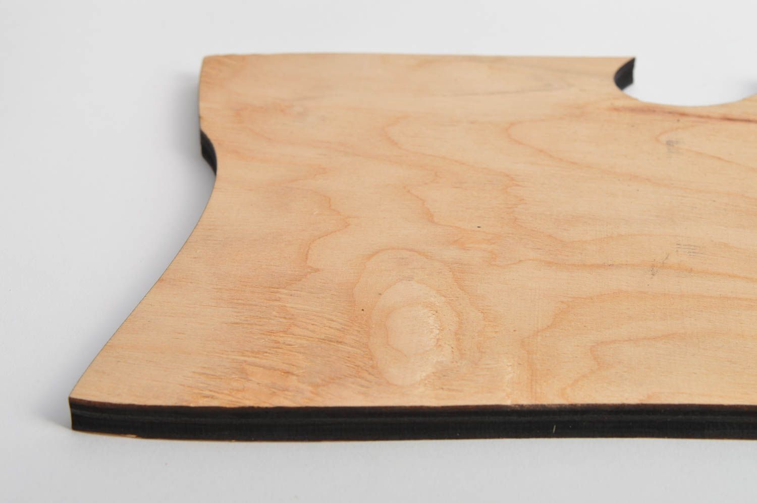 Handmade plywood craft blank of irregular shape for painting or decoupage  photo 4