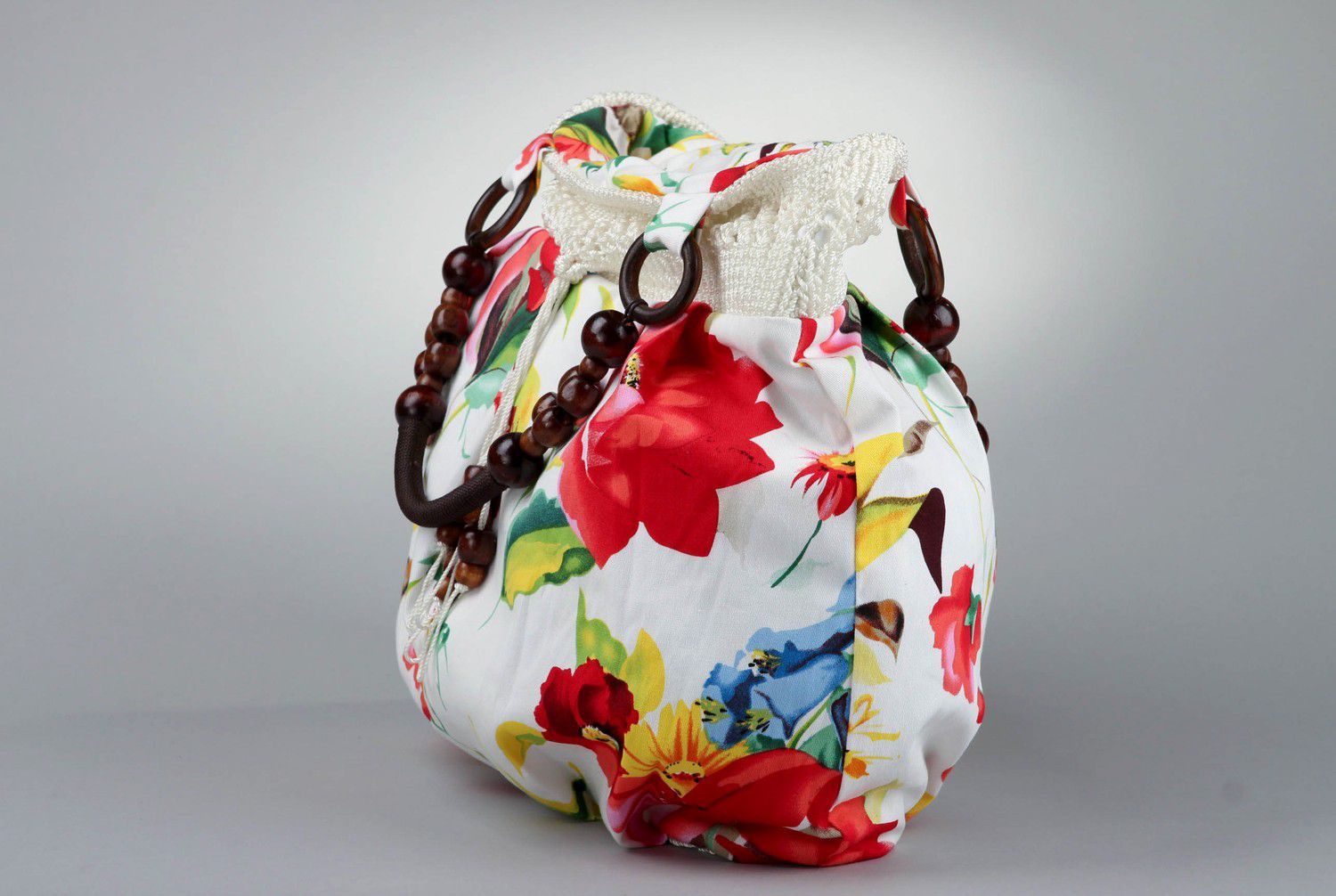 Bolsa de mujer con estampado floral foto 3