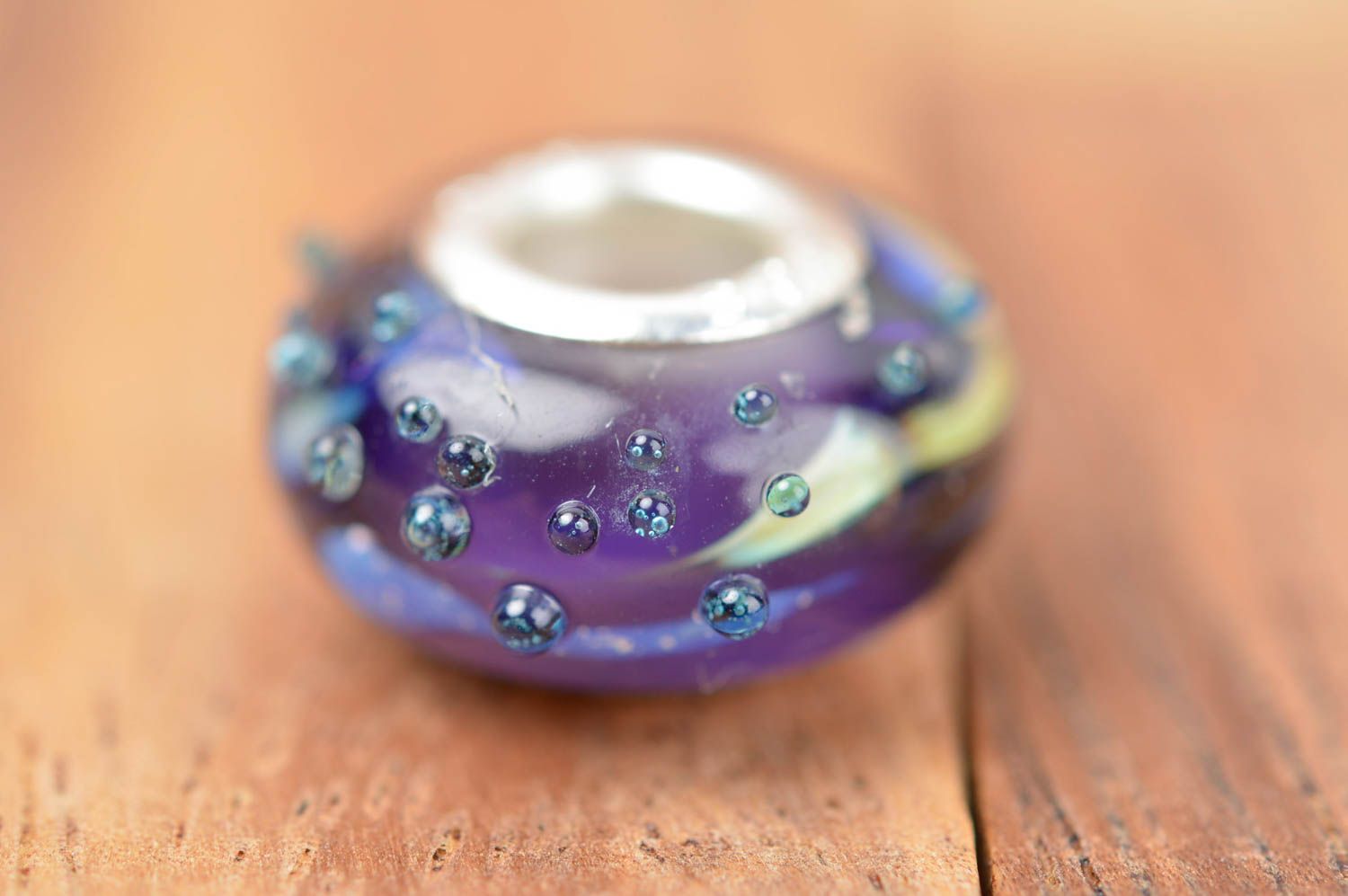 Perle en verre fait main Fourniture pour bijoux Loisirs créatifs originale belle photo 2