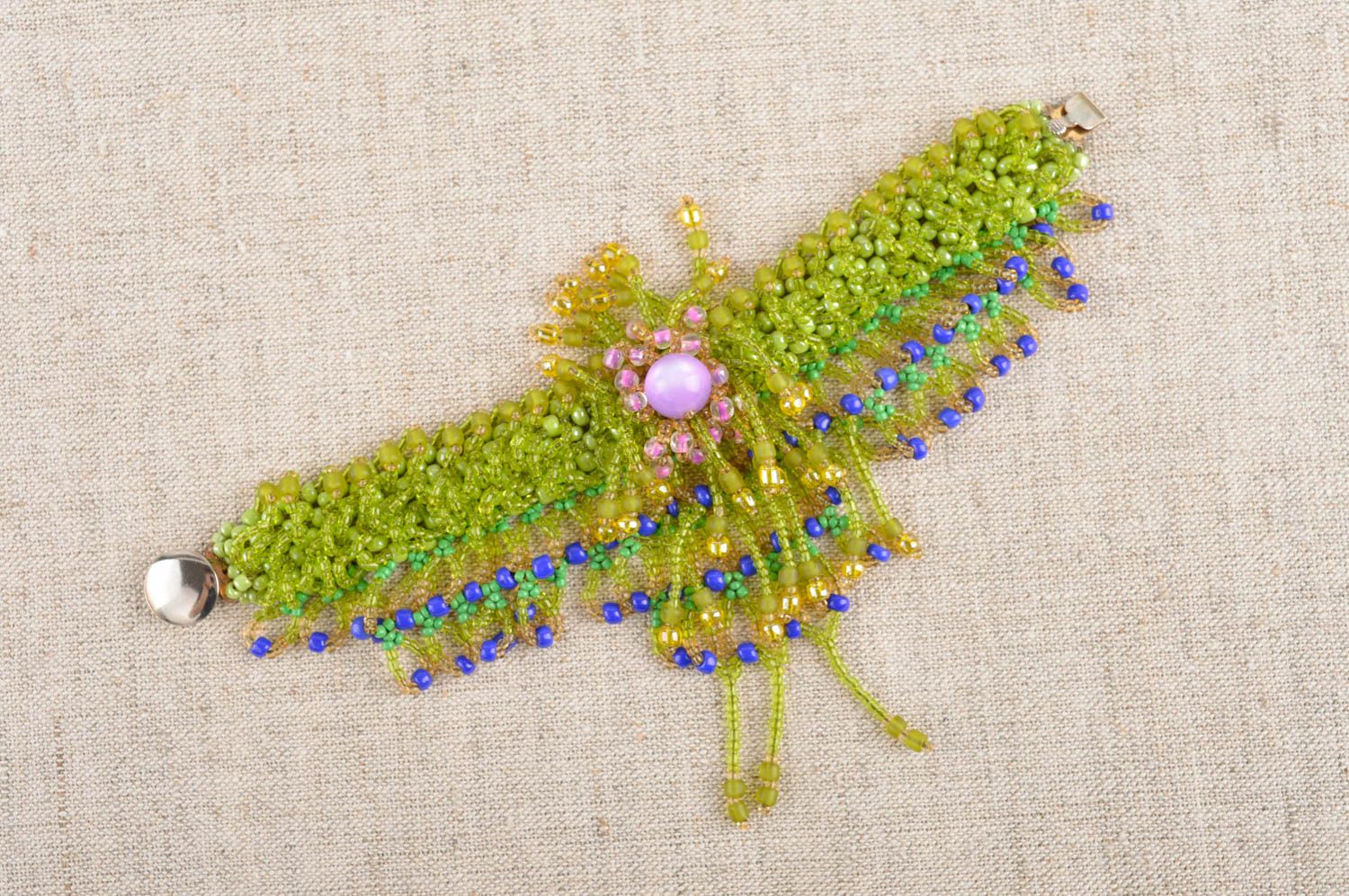 Handmade bracelet beads bracelet unusual accessory for girls gift ideas photo 1