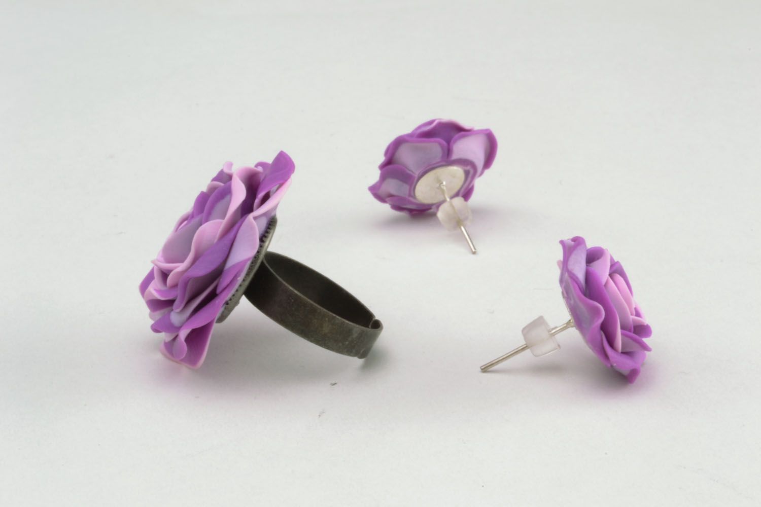 Design ring and earrings photo 4
