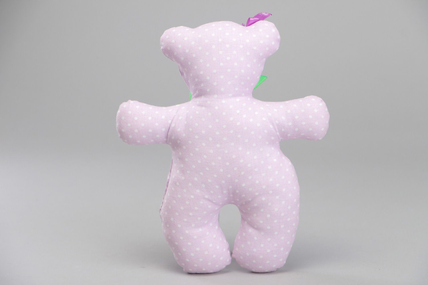 Children's handmade fabric soft toy Bear photo 3