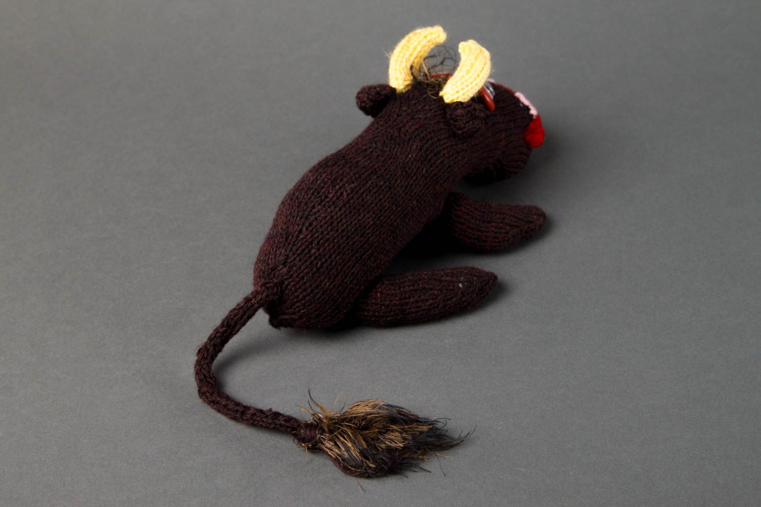 Peluche de animal hecho a mano juguete tejido regalo original para niño  foto 3