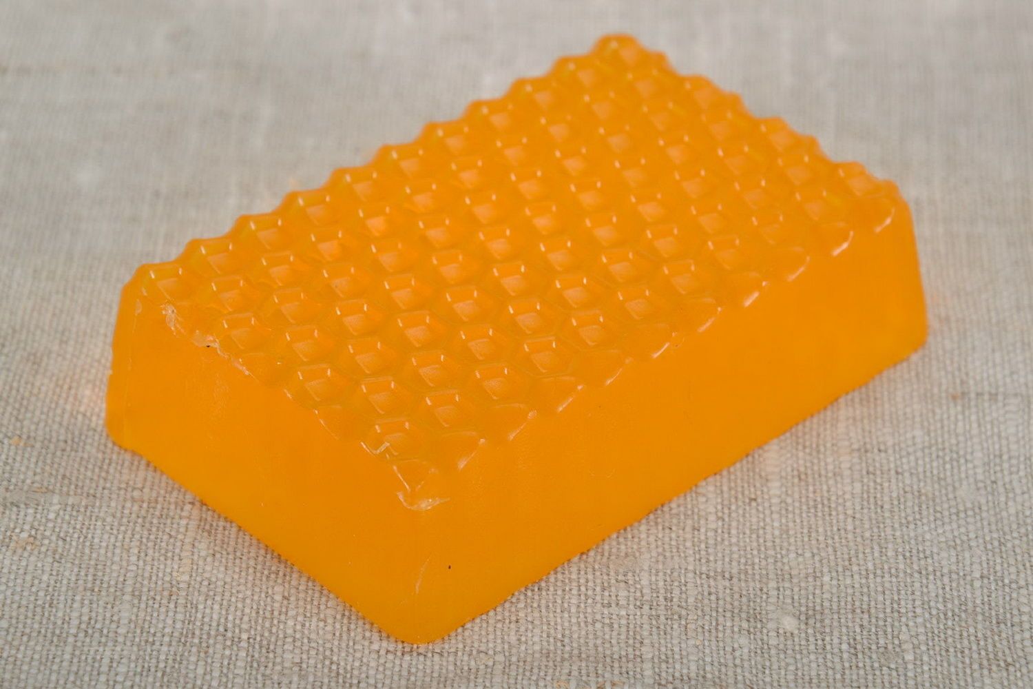 Honey soap with seaberry oil photo 3