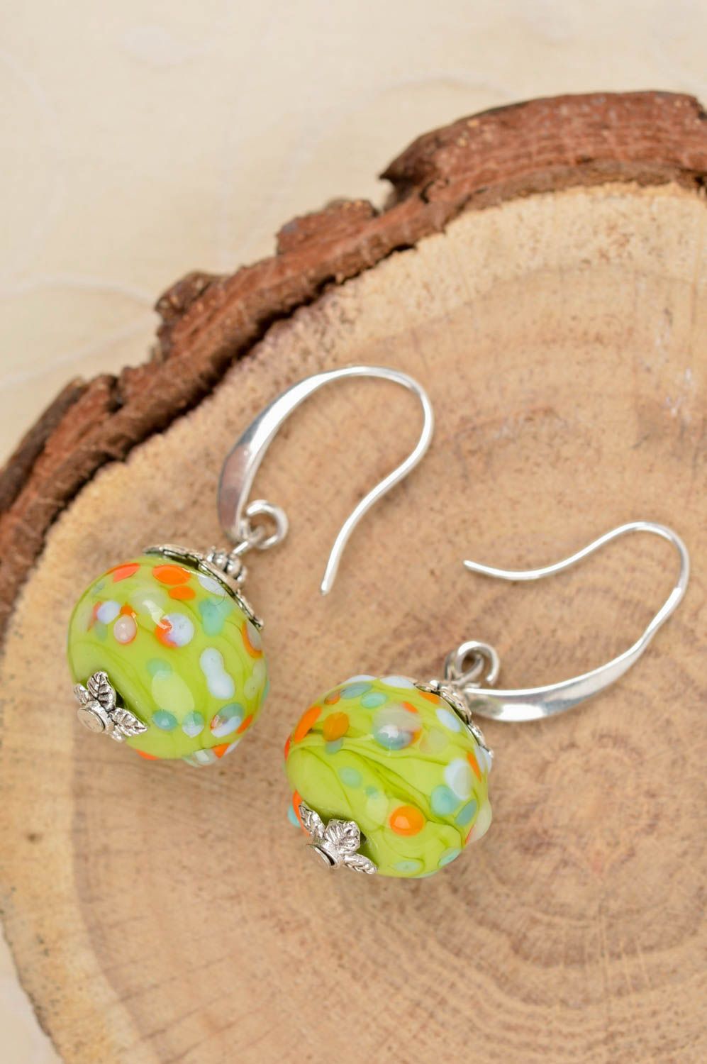 Stylish handmade glass earrings fashion trends fashion accessories for girls photo 1