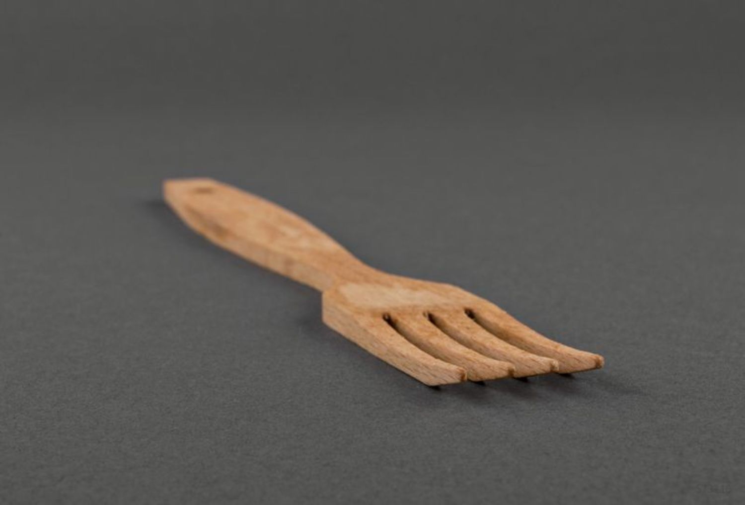 Wooden kitchen fork photo 4