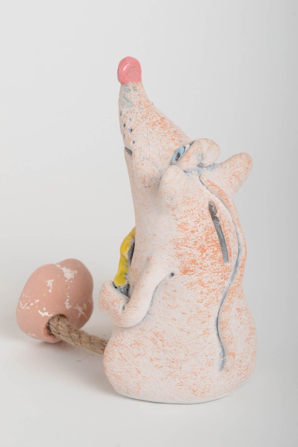 Handgemachte Keramik lustige Sparbüchse Geschenkidee für Kinder Spardose Maus foto 5