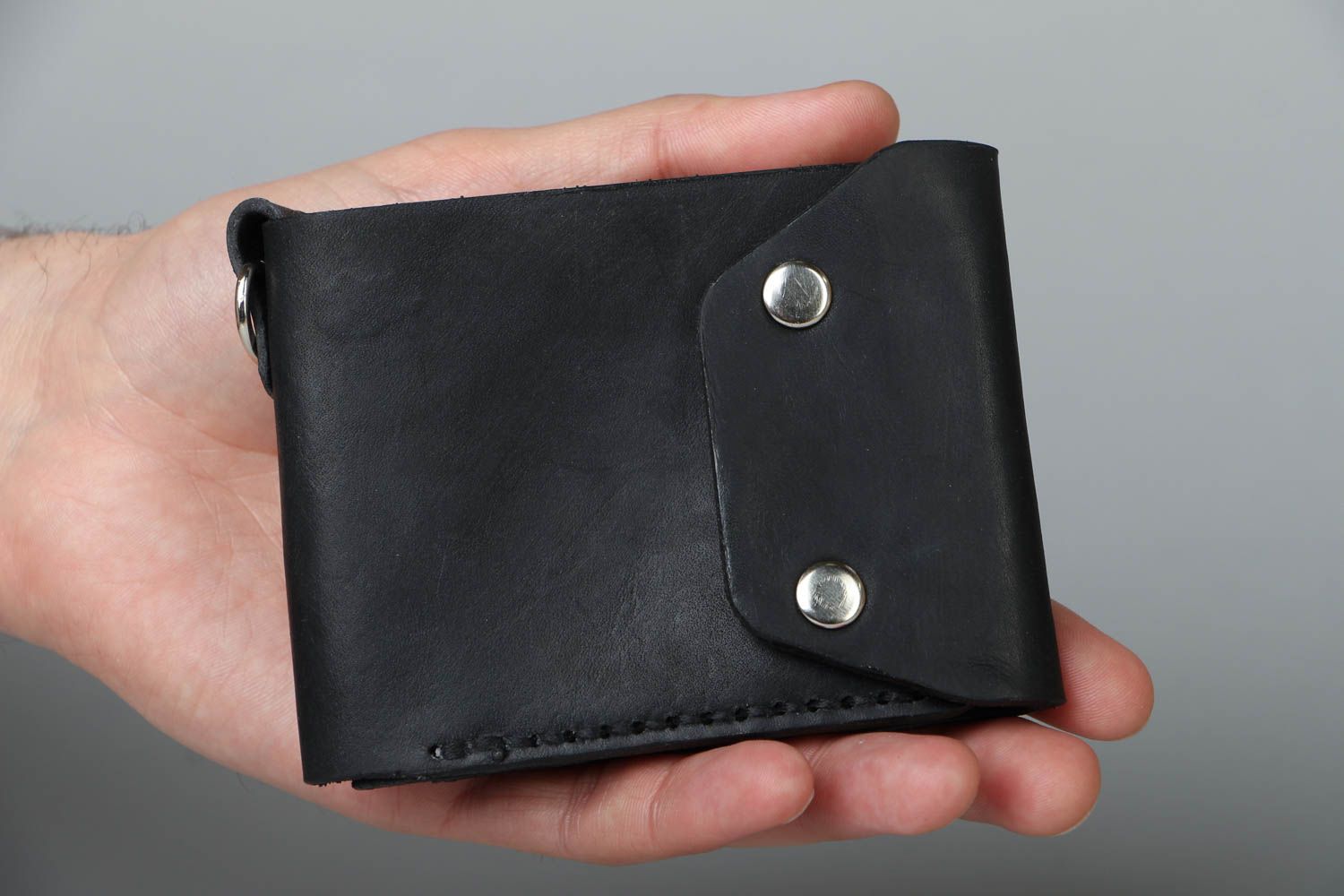 Men's leather wallet photo 4