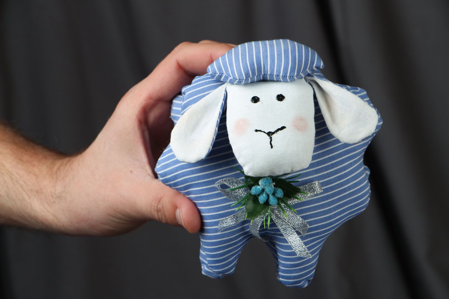 Textile toy in the form of a lamb photo 4
