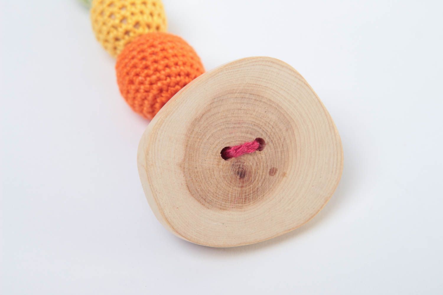 Juguete artesanal tejido a ganchillo peluche para niños regalo original Oruga foto 4