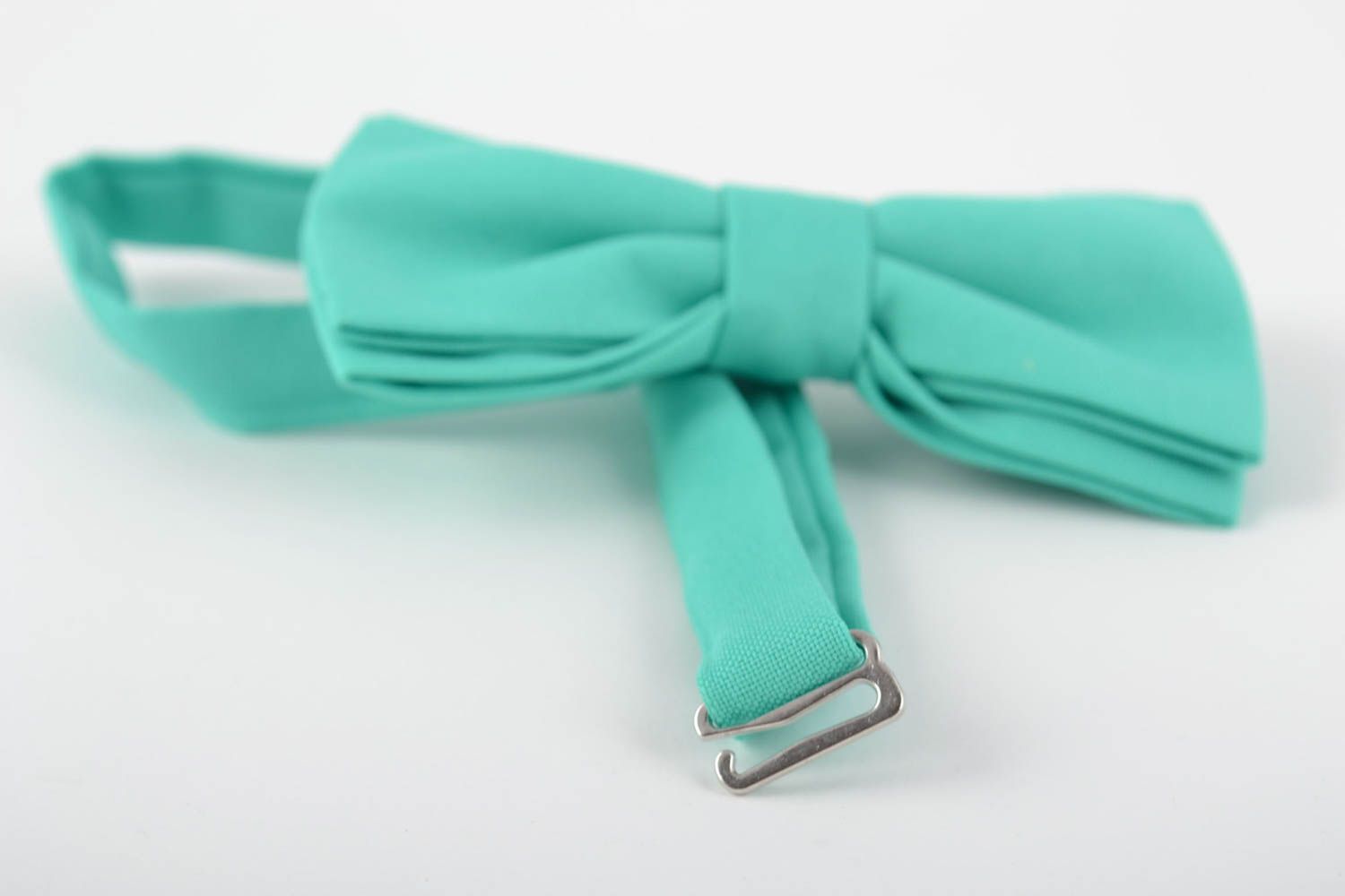 Текстильный галстук-бабочка ручной работы с регулирующимся ремешком 500 мм фото 5