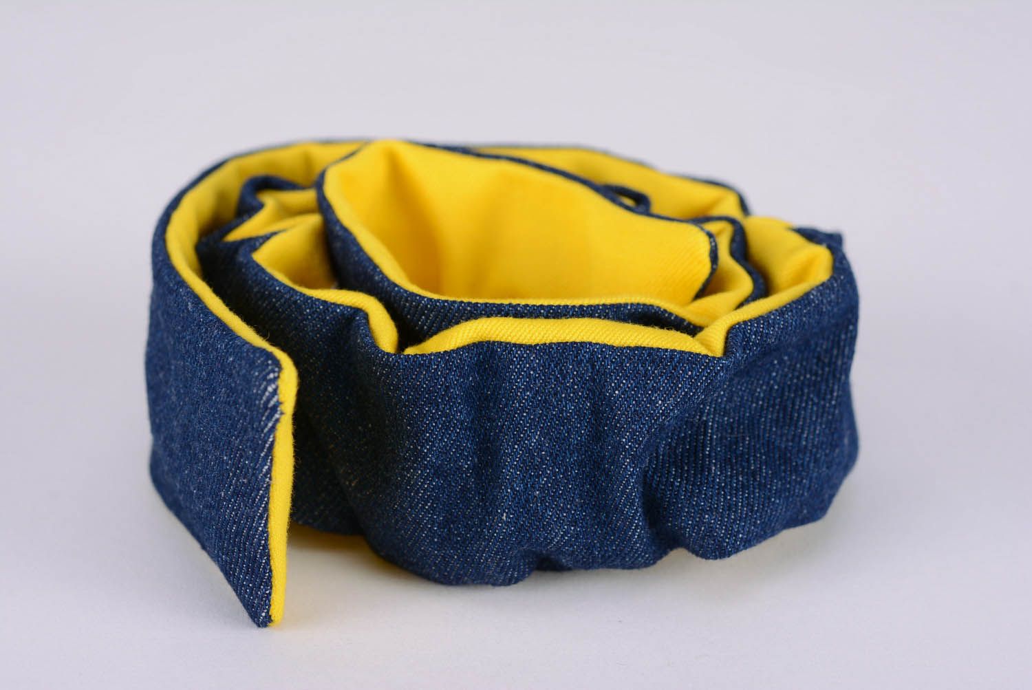 Headband Yellow and Blue photo 5