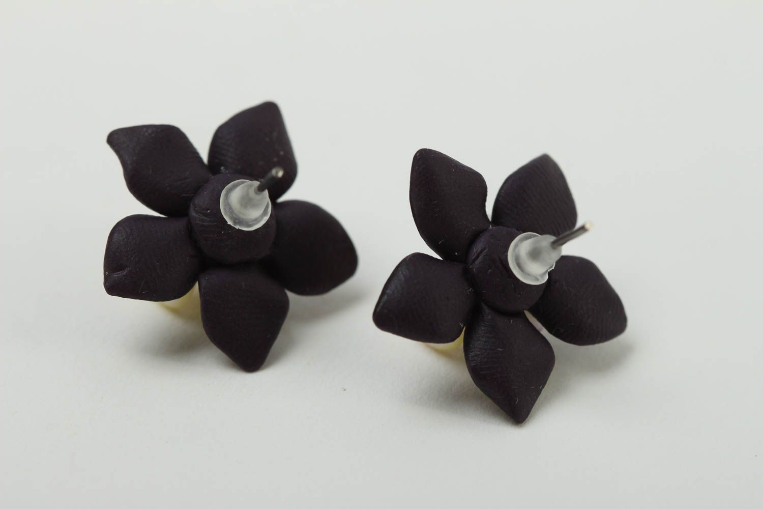 Ohrringe Stecker handmade Blumen Ohrringe hochwertiger Modeschmuck bunt foto 4