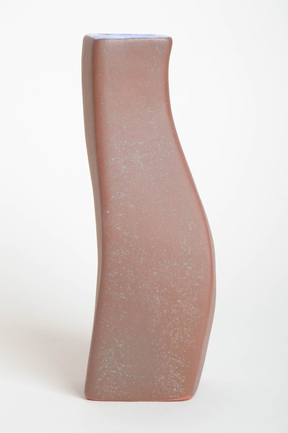 12 inches ceramic square shape tube vase for home décor 2 lb photo 4