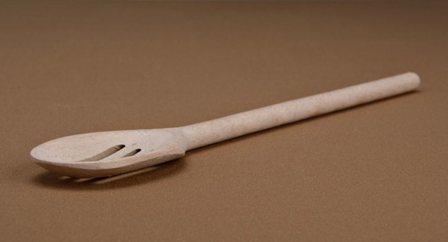 Деревянная кулинарная лопатка, Лопатка для блинов фото 3