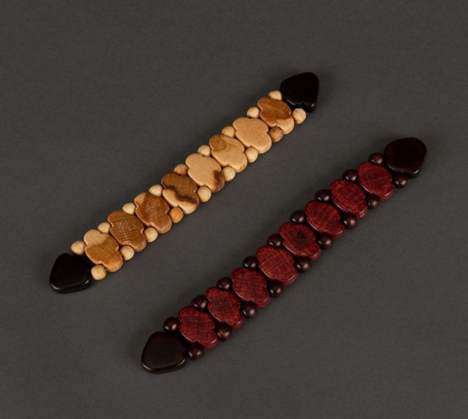 Handmade wooden rosary beads photo 5