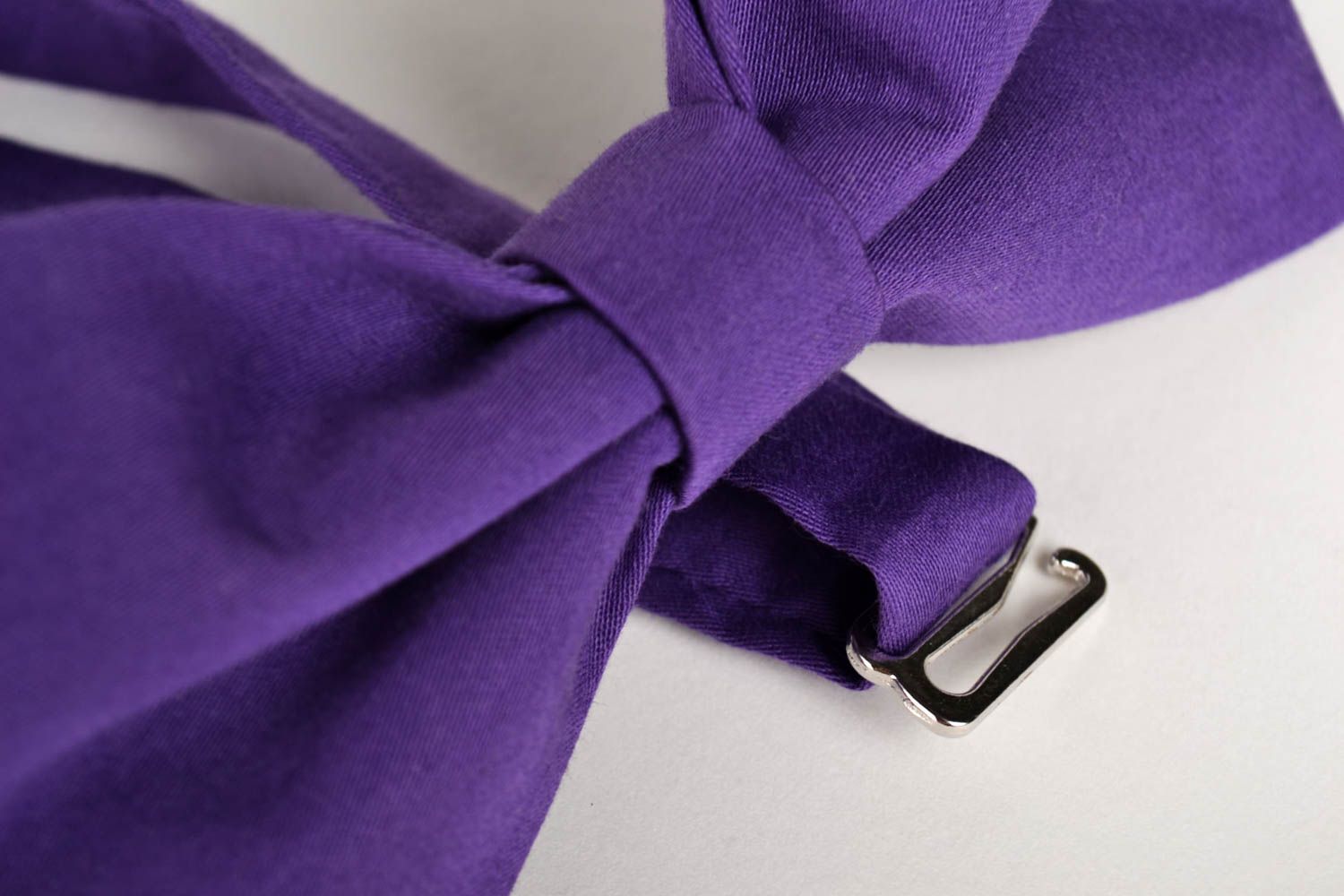 Мужской аксессуар ручной работы фиолетовая бабочка из ткани мужская бабочка фото 4