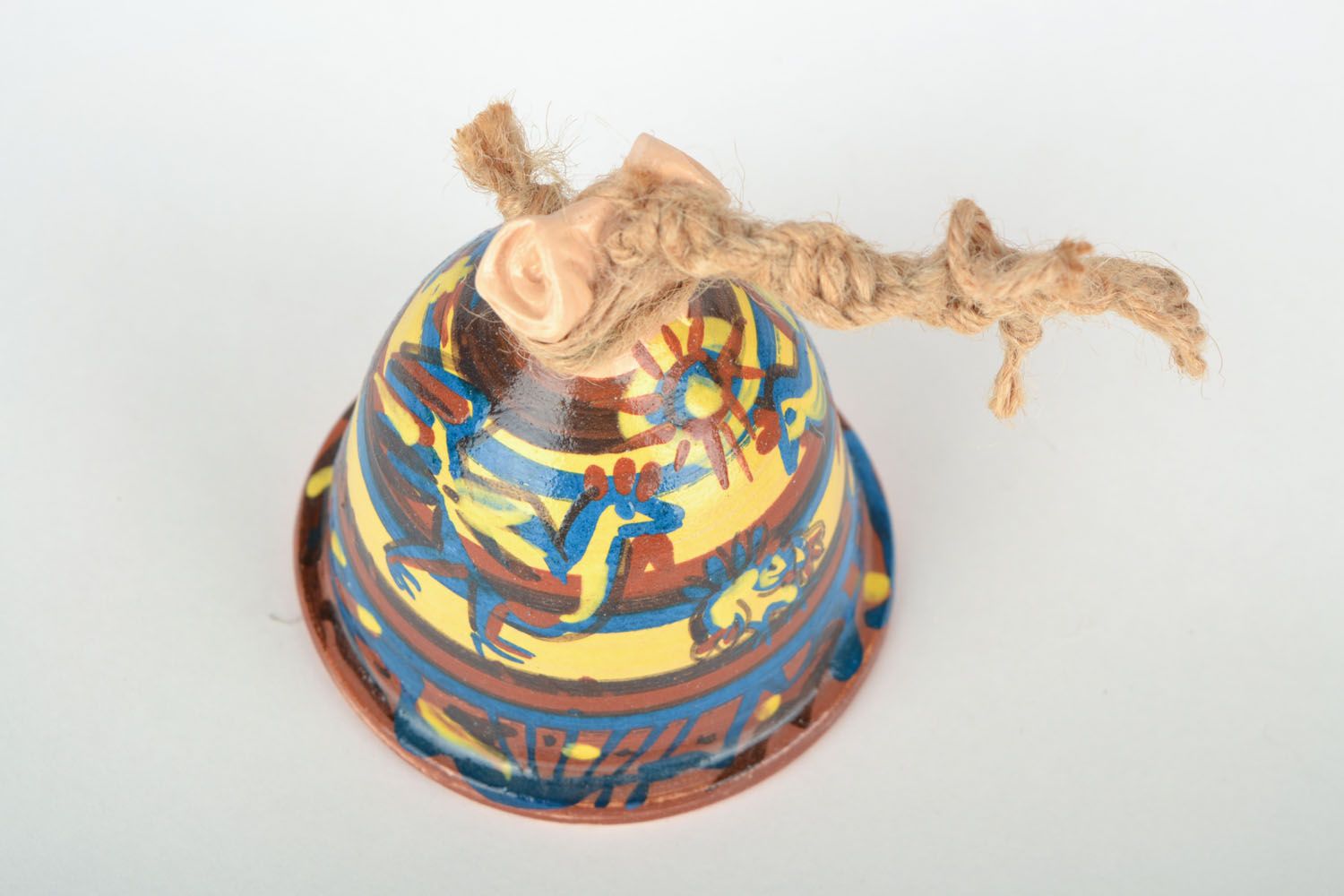 Painted ceramic bell photo 5