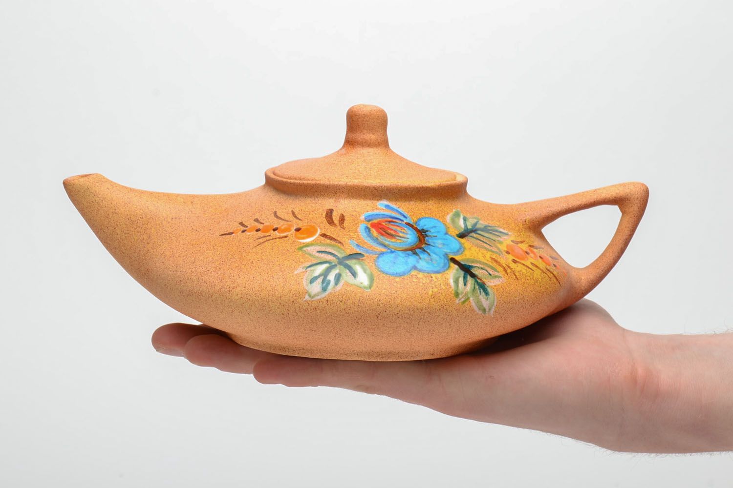Unusual ceramic teapot photo 5