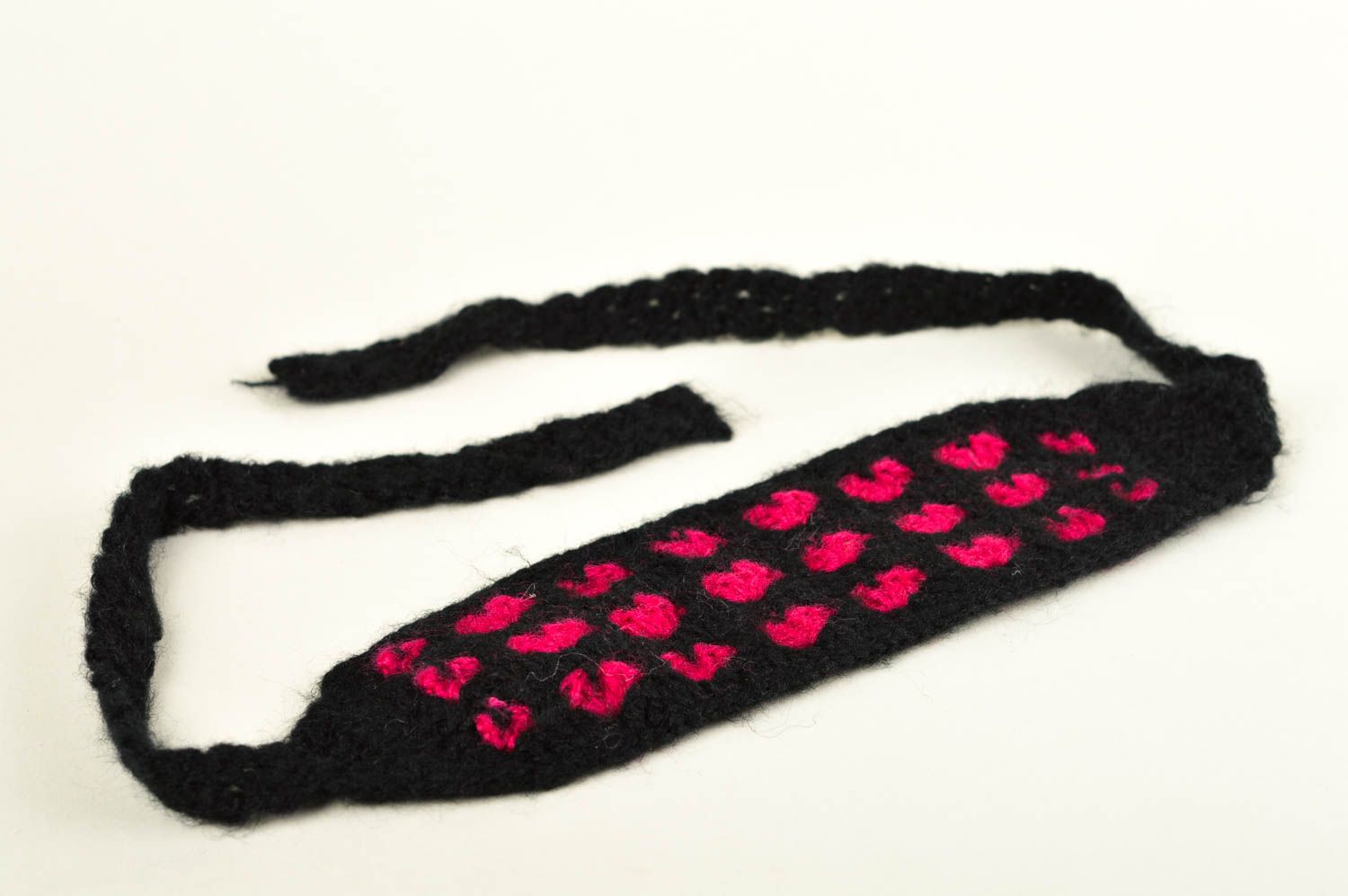 Childrens handmade crochet headband warm headband accessories for girls photo 4
