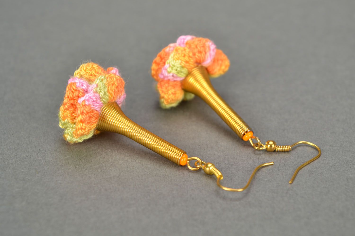 Crochet earrings Joy photo 5