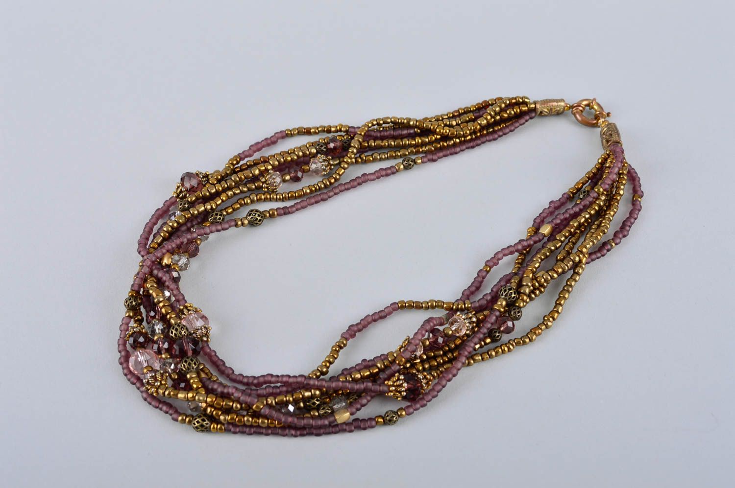 Handmade Damen Collier Frauen Accessoire Halskette für Frauen ungewöhnlich schön foto 5