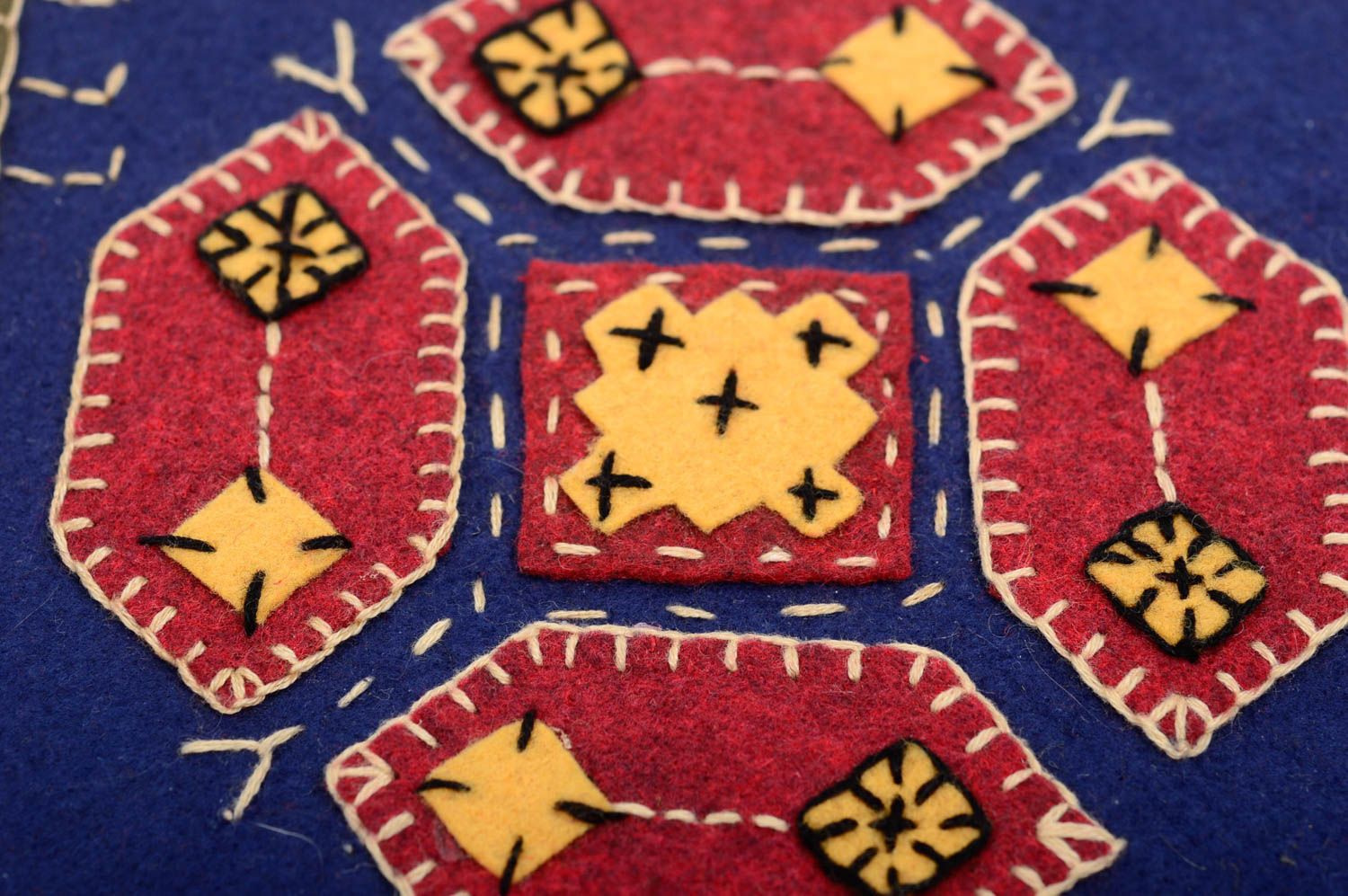 Bolso de tela de fieltro artesanal estiloso accesorio para mujer regalo original foto 2