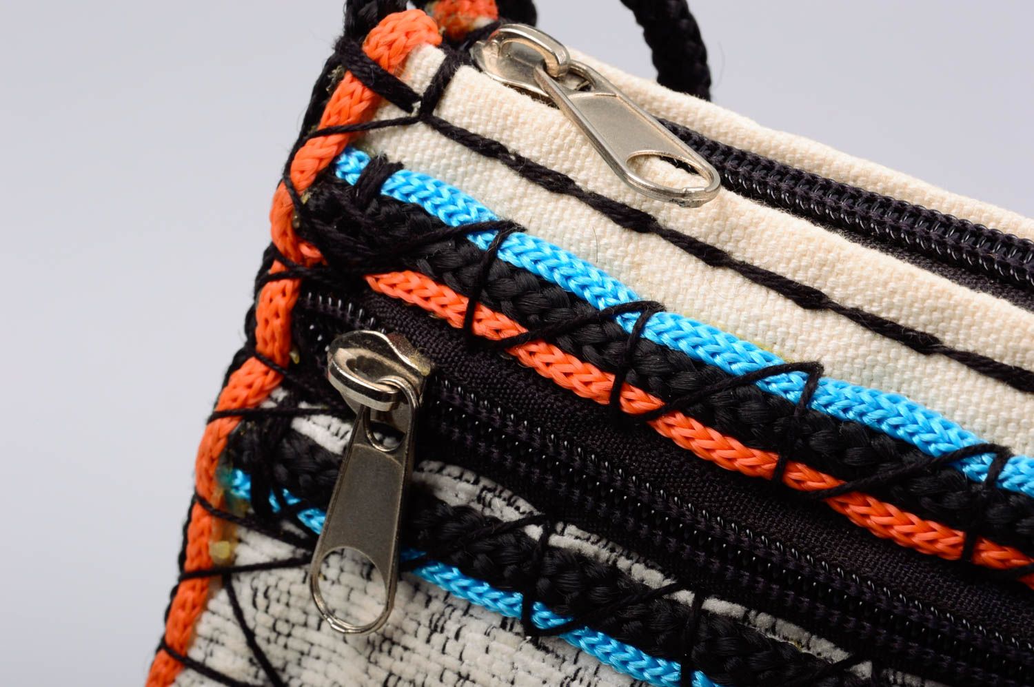 Damen Schultertasche aus Textil originell handmade Accessoire mit Landschaft foto 4