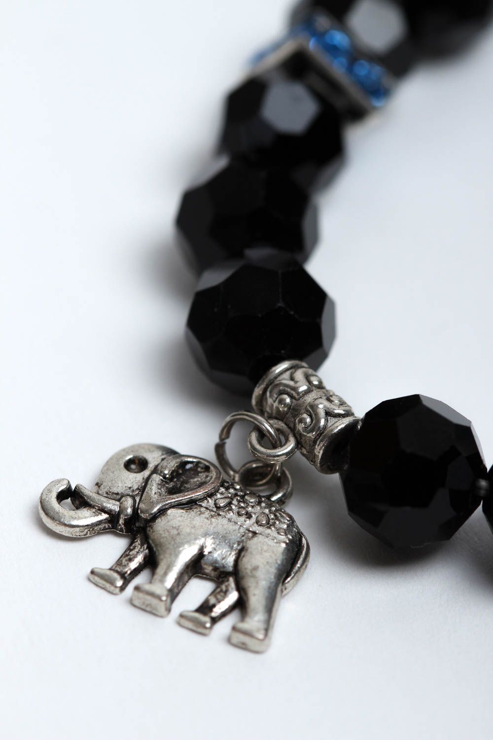 Handmade Designer Accessoire Damen Armband Frauen Geschenk mit Anhänger Elefant foto 3
