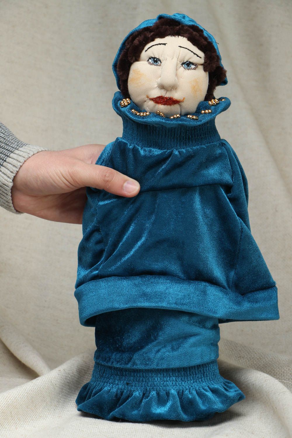 Künstler Puppe aus Stoff Fatima foto 4