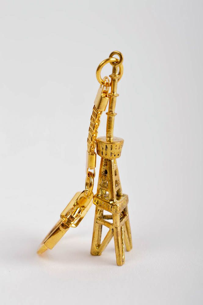 Unusual handmade metal keychain handmade accessories cool keyrings gift ideas photo 2