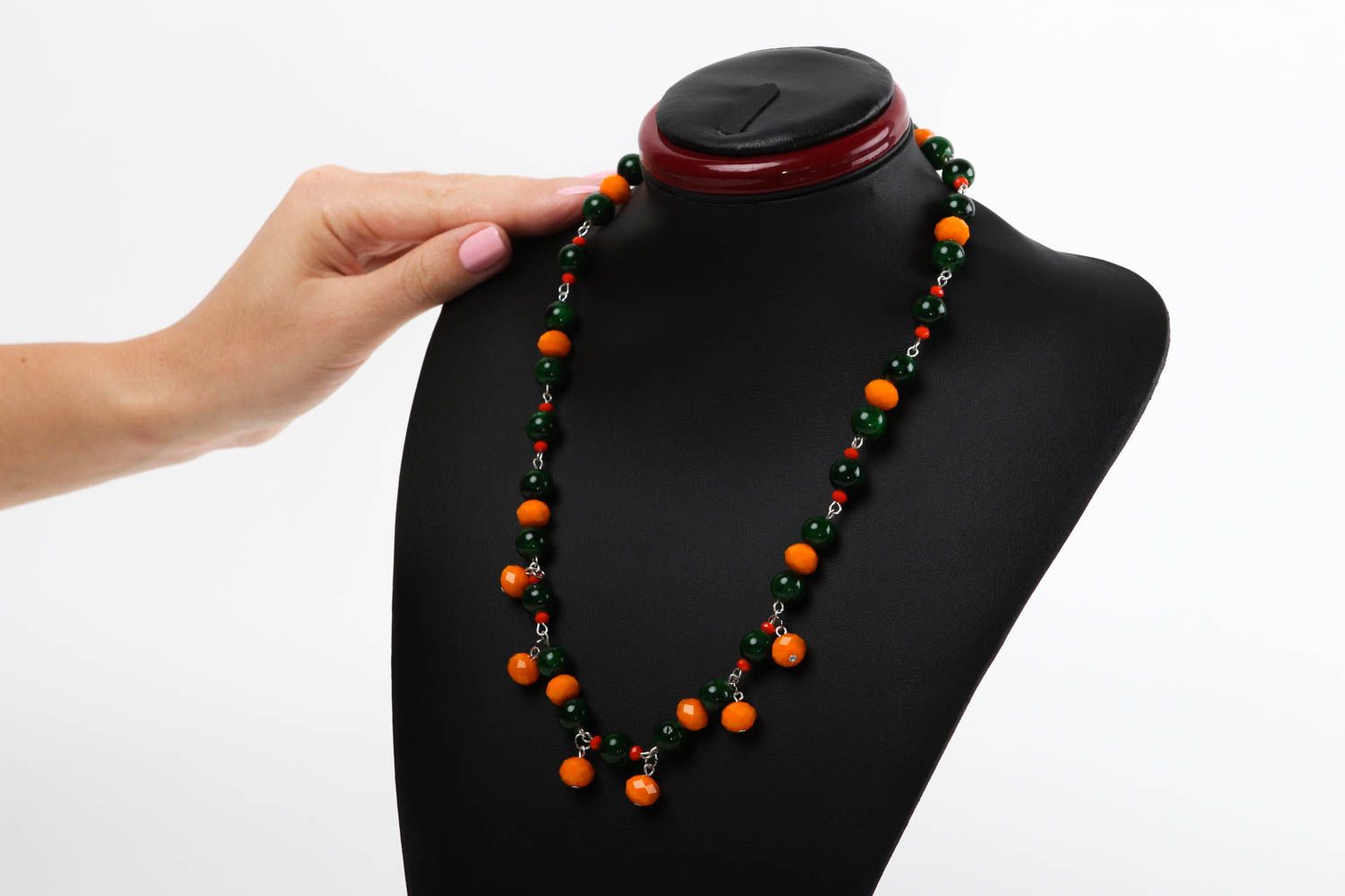 Collar original hecho a mano regalo perzonalisado bisutería artesanal para mujer foto 5