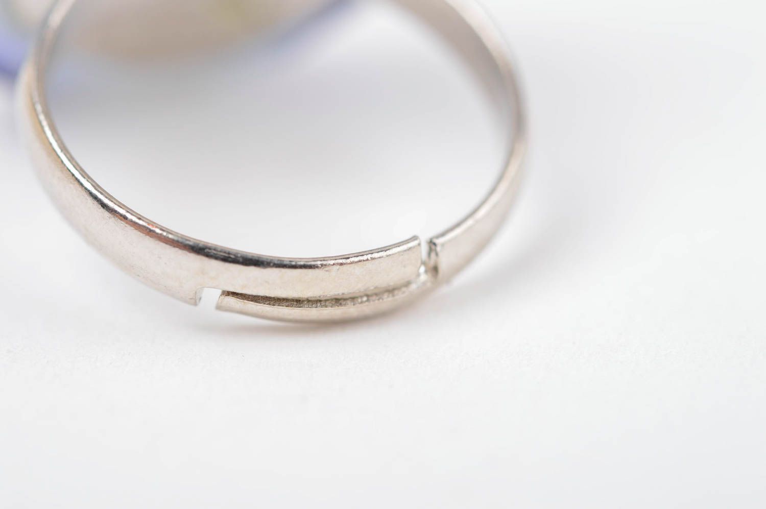 Stylish handmade glass ring handmade jewellery fashion trends artisan jewelry photo 4