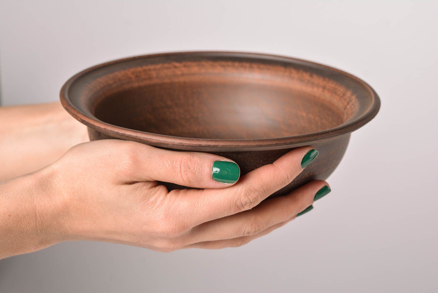 Suppenteller tief handmade Teller Keramik Designer Geschirr Geschenk Idee foto 2