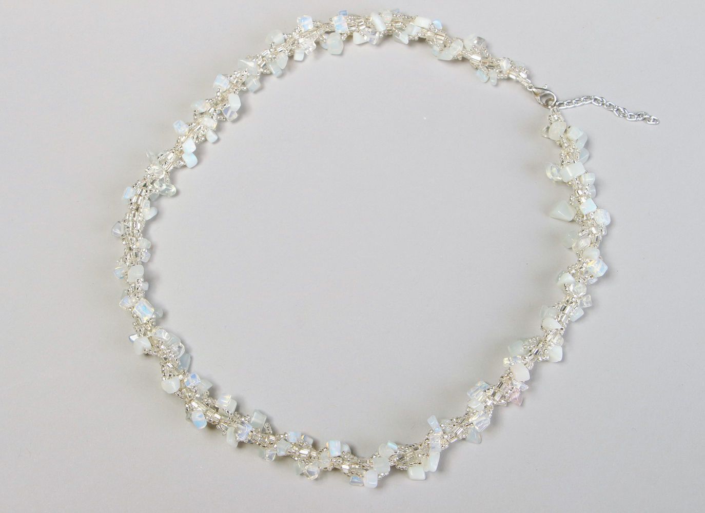 Necklace with moonstone photo 3