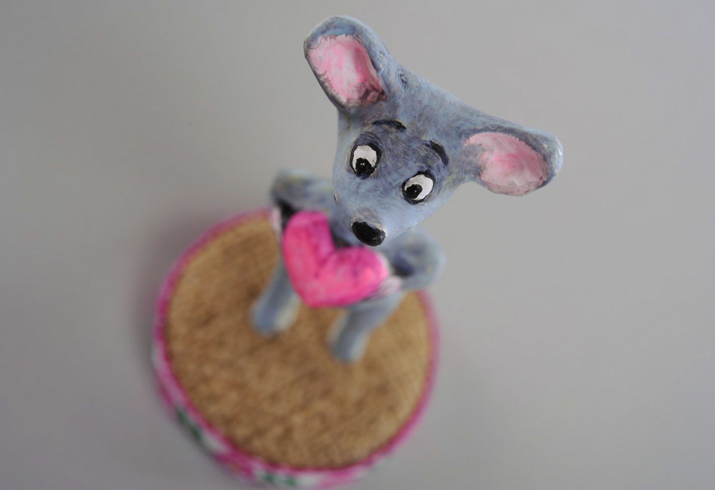Mouse made ​​of papier-mache photo 1