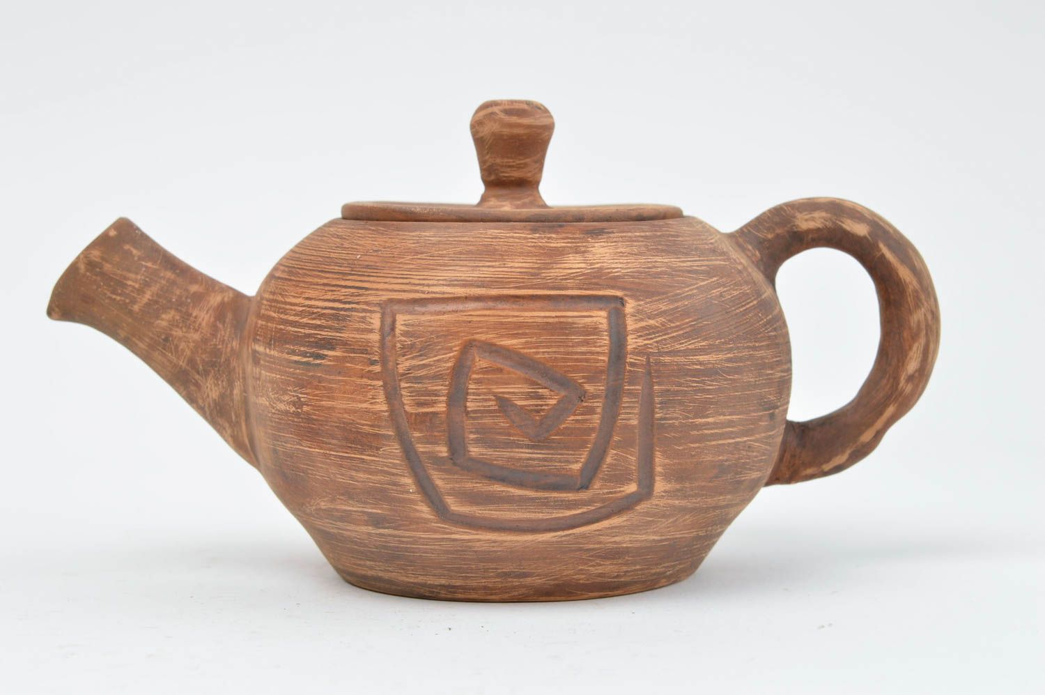 Tee Geschirr Handmade Öko Geschirr Teekanne aus Keramik Ton Geschirr foto 2