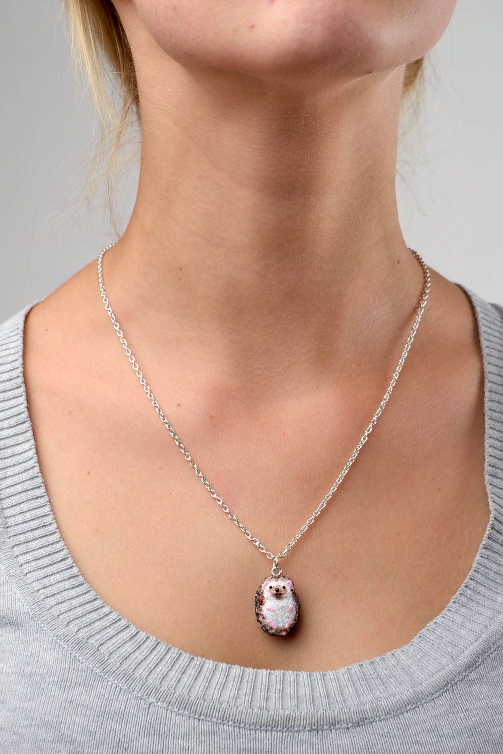 Halskette für Frauen Halskette mit Anhänger Schmuck handgemacht Schmuck Anhäng foto 2