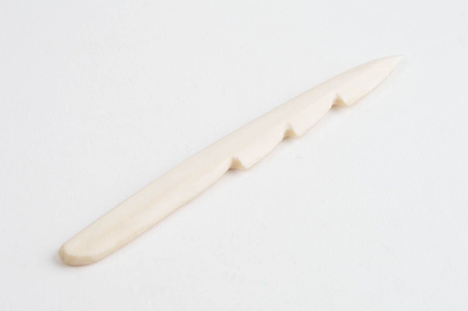 Pendentif os naturel Bijou fait main forme insolite Accessoire homme femme photo 4