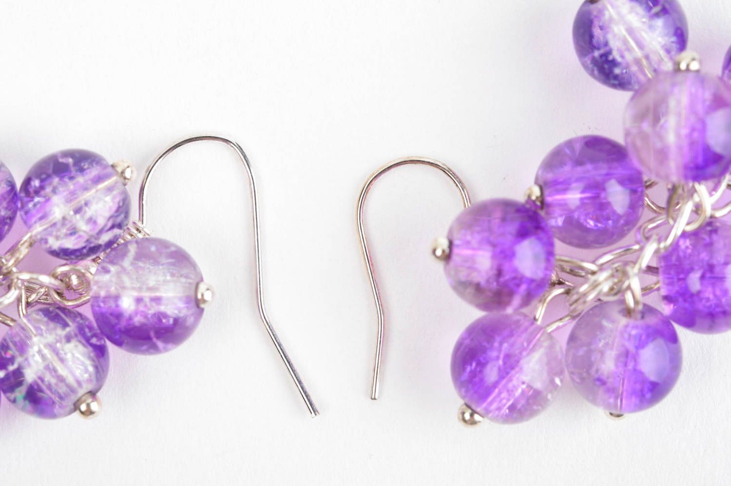 Handmade earrings designer accessory gift ideas unusual jewelry beads earrings photo 4